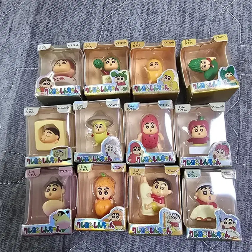 [BUNJANG] Crayon Shin-chan Rice Grain Figures Bundle Set / 짱구 쌀알피규어 일괄판매