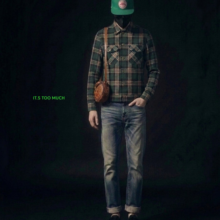 [BUNJANG] Vintage Leather Mini Crossbody Bag / 199 미니크로스백 미니백 남자미니가방 남성레더백 작은백 빈티지가죽가방