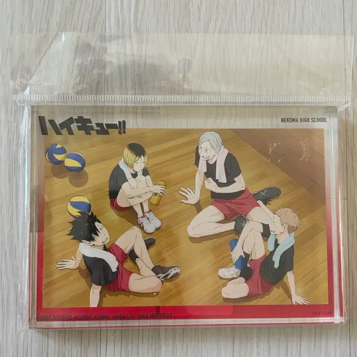 [BUNJANG] Haikyuu!! Nekoma Acrylic Block Tokyo Limited Edition / 도쿄한정판 하이큐 네코마 아크릴블럭