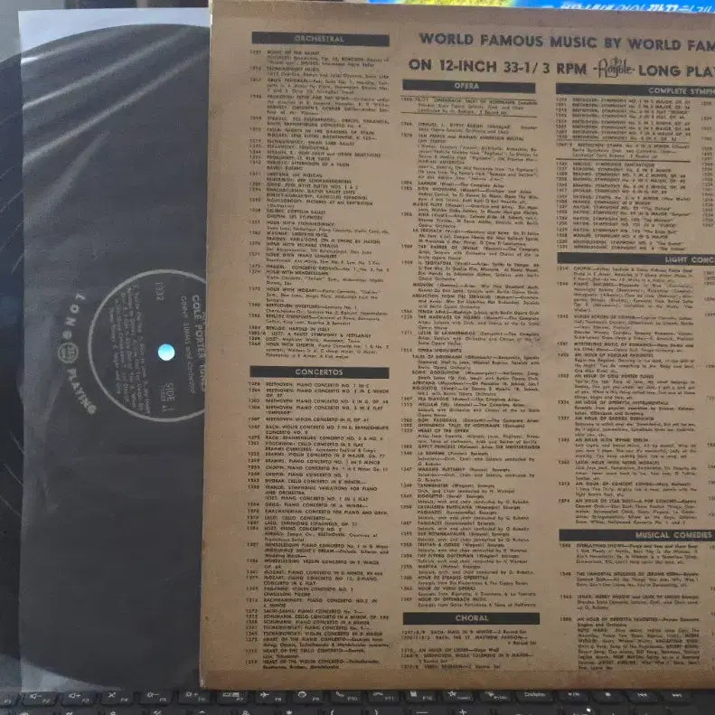 [BUNJANG] Ginny Simms and Orchestra An Hour of Cole Porter Tunes Vintage LP Record / An Hour of Cole Porter Tunes_재즈 LP(US)