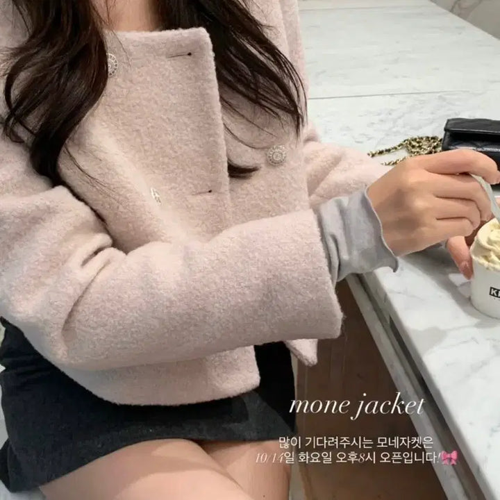 [BUNJANG] Shopminette Monnet Jacket / 샵미네트 뉴모네자켓 (미네트 모네자켓)