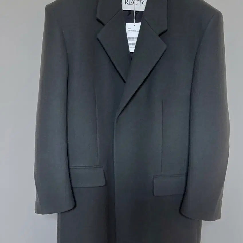 [SOLD OUT] 렉토 울 싱글 코트 차콜 L