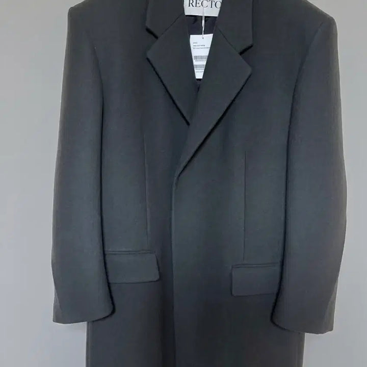 [SOLD OUT] 렉토 울 싱글 코트 차콜 L