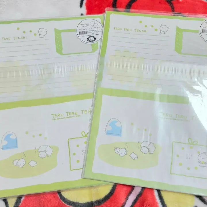 [BUNJANG] Teruteru Tenshi Vintage Letter Paper Set / 고전문구) 테루테루텐시 편지지 / 고전편선지 / 고전편지지