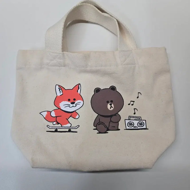 [SOLD OUT] 메종키츠네x라인 토트백 에크루