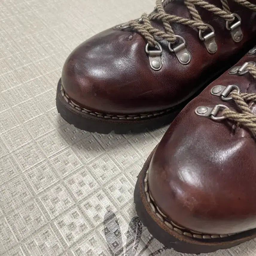 [BUNJANG] Paraboot Avoriaz Burgundy Leather Boots / 파라부트 아보리아즈 마룬 8.5