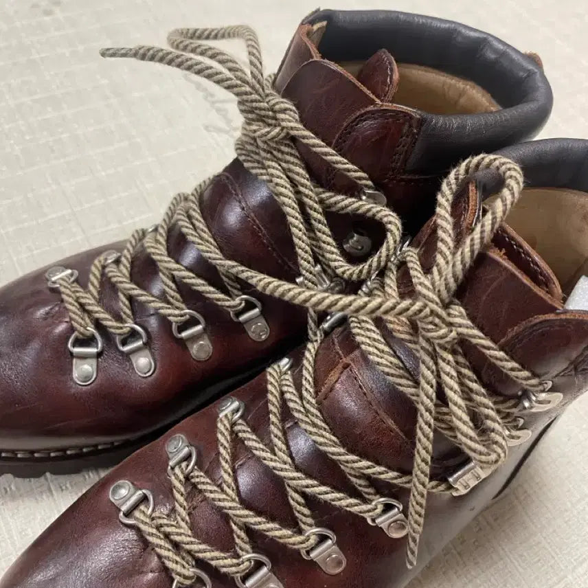 [BUNJANG] Paraboot Avoriaz Burgundy Leather Boots / 파라부트 아보리아즈 마룬 8.5