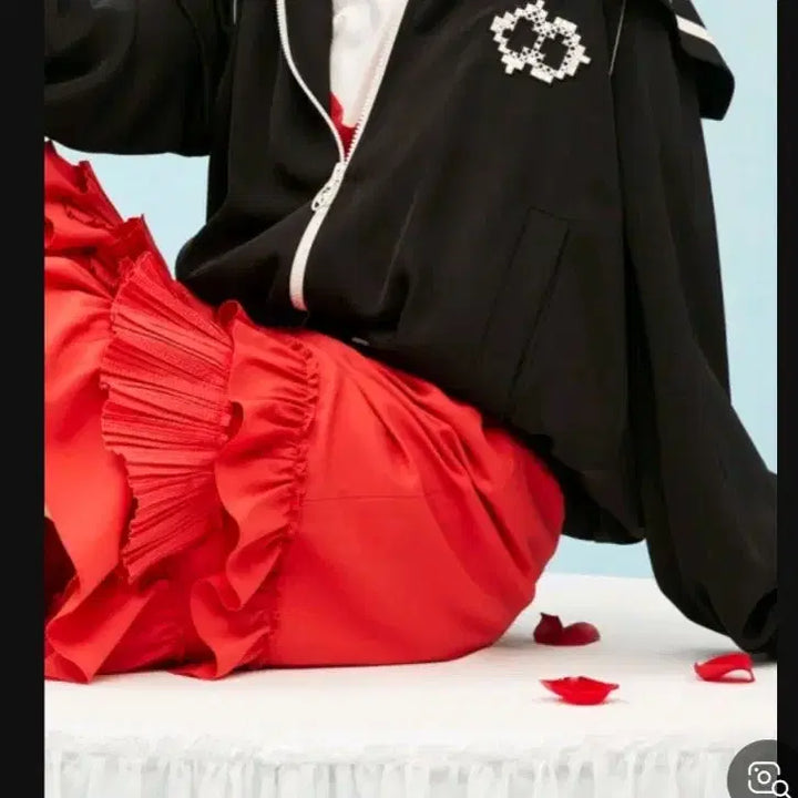 [BUNJANG] Lucky Chouette Sailor Collar Jumper Black Size 38 / 럭키슈에뜨 세일러 카라 블랙 점퍼  38
