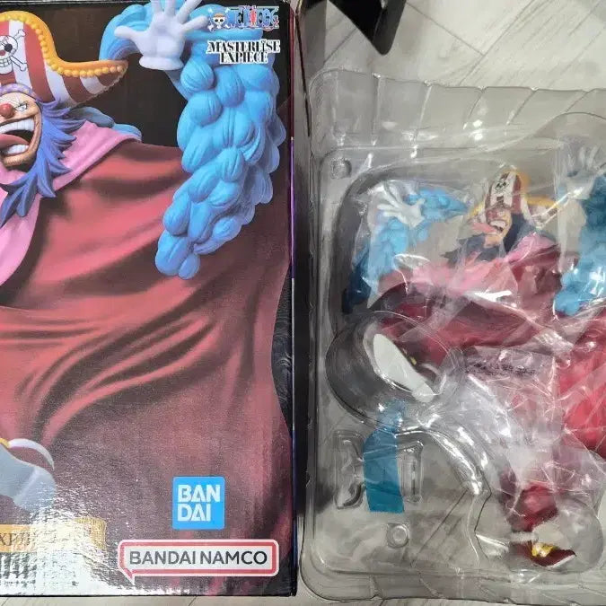 [BUNJANG] Ichiban Kuji One Piece D Prize Buggy Figure &amp; Can Badge Set / 택포7.5 원피스 캔뱃지 제일복권 D상 버기 신사황 피규어 금고양이