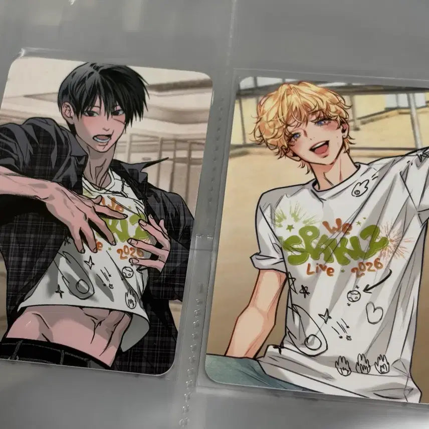 [BUNJANG] Resin Sparkles T-Shirt Photocard / 레진 스파클즈 티셔츠 포카 원가양도