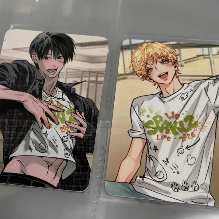 [BUNJANG] Resin Sparkles T-Shirt Photocard / 레진 스파클즈 티셔츠 포카 원가양도