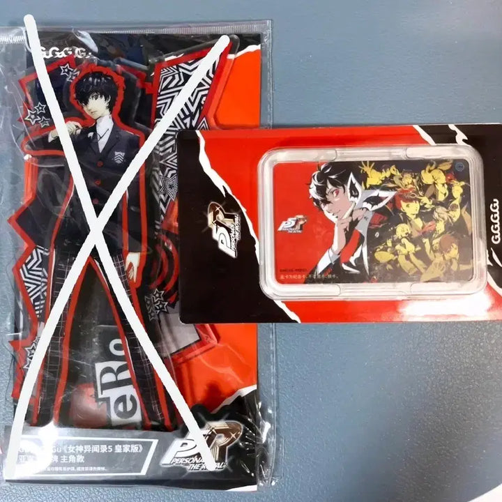 [BUNJANG] Persona 5 Protagonist Joker Acrylic Stand &amp; Transit Card Diorama Goods / 페르소나5 주인공 조커 아크릴 스탠드 교통 카드 굿즈 디오라마 아마미야