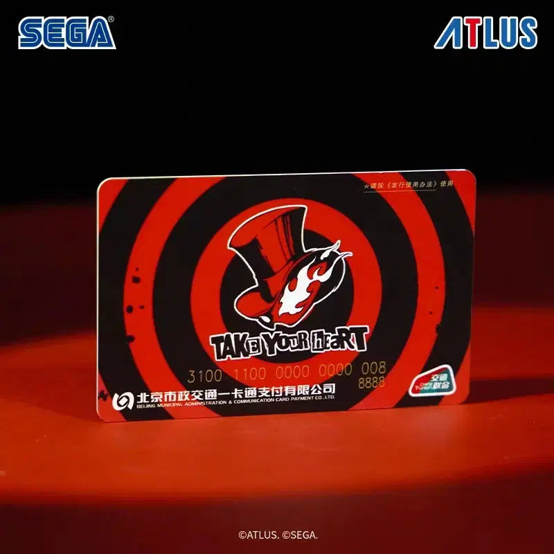 [BUNJANG] Persona 5 Protagonist Joker Acrylic Stand &amp; Transit Card Diorama Goods / 페르소나5 주인공 조커 아크릴 스탠드 교통 카드 굿즈 디오라마 아마미야