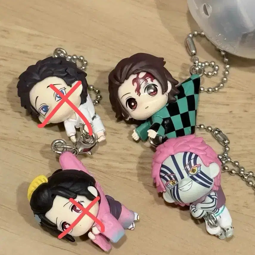 [BUNJANG] Demon Slayer: Kimetsu no Yaiba Hanging Gacha Acrylic Standees / 귀멸의칼날 대롱가챠 (서치어 마치보케 아카자 코유키 탄지로 기유)