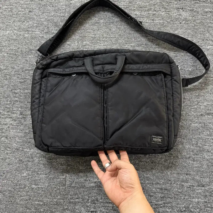 [BUNJANG] Porter Tanker 2-Way Briefcase Black / 포터 탱커 투웨이 브리프케이스 블랙 구형