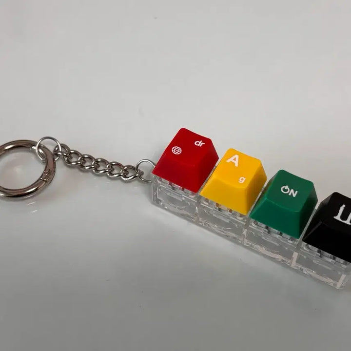 [BUNJANG] GD Weavmanche Keycap Keyring (Unsealed) / 지디 위버맨쉬 키캡 키링(개봉)