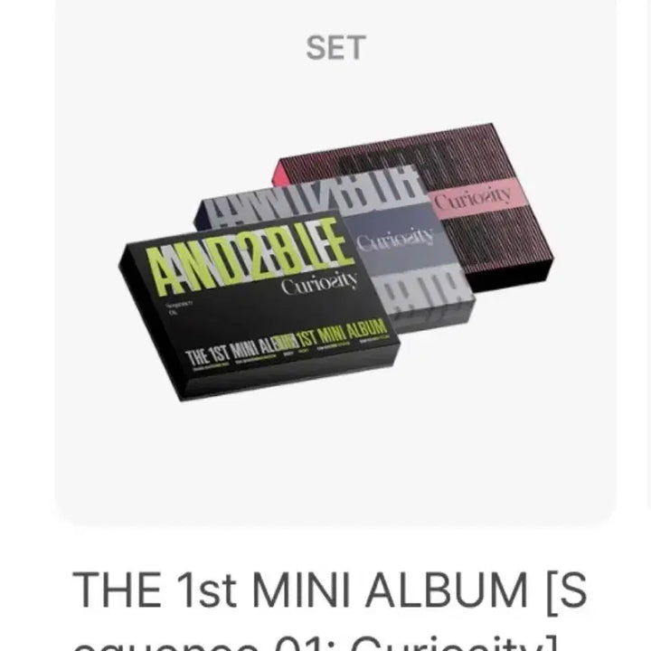 [BUNJANG] Double Debut Album Curiosity (Sealed) Set / 앤더블 미개봉앨범1set(실물있어요)총3장