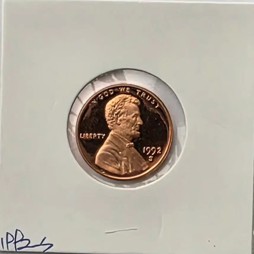 [BUNJANG] 1992-S Lincoln Cent Proof Penny / 링컨 1센트 1992_S 년도 푸르프 미사용 페니