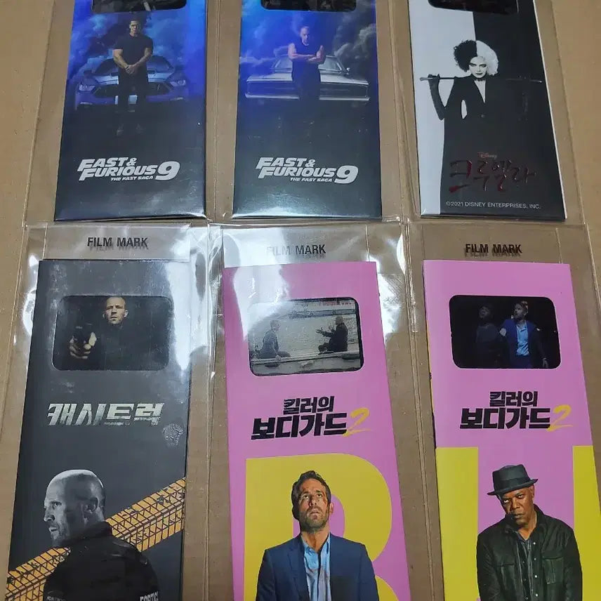 [BUNJANG] CGV Film Mark Collection - Individual Packaging / CGV 영화 굿즈 필름마크 초기 개별포장 낱개 판매