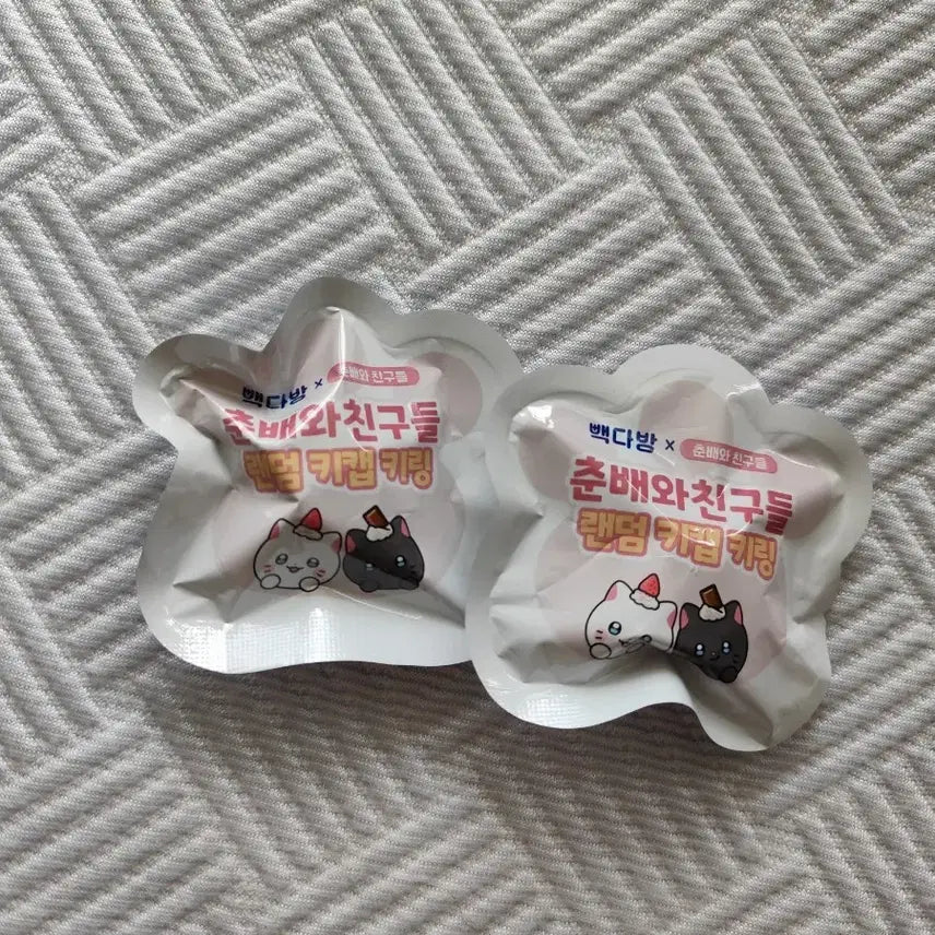 [BUNJANG] Baekdabang Chunbae Keycap Keyring (Bundle Set) / 빽다방 춘배 키캡 키링