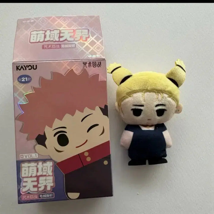[BUNJANG] Jujutsu Kaisen Momota Nova Roll-up Plush Bundle / 카유 주술회전 뱃지 누이 일괄 판다 모모 노바라