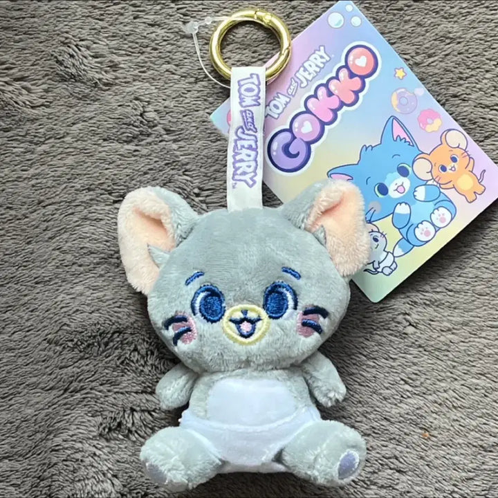 [BUNJANG] Tom and Jerry Goco Tuffy Doll Keyring / 톰과제리 고코 터피 인형 키링