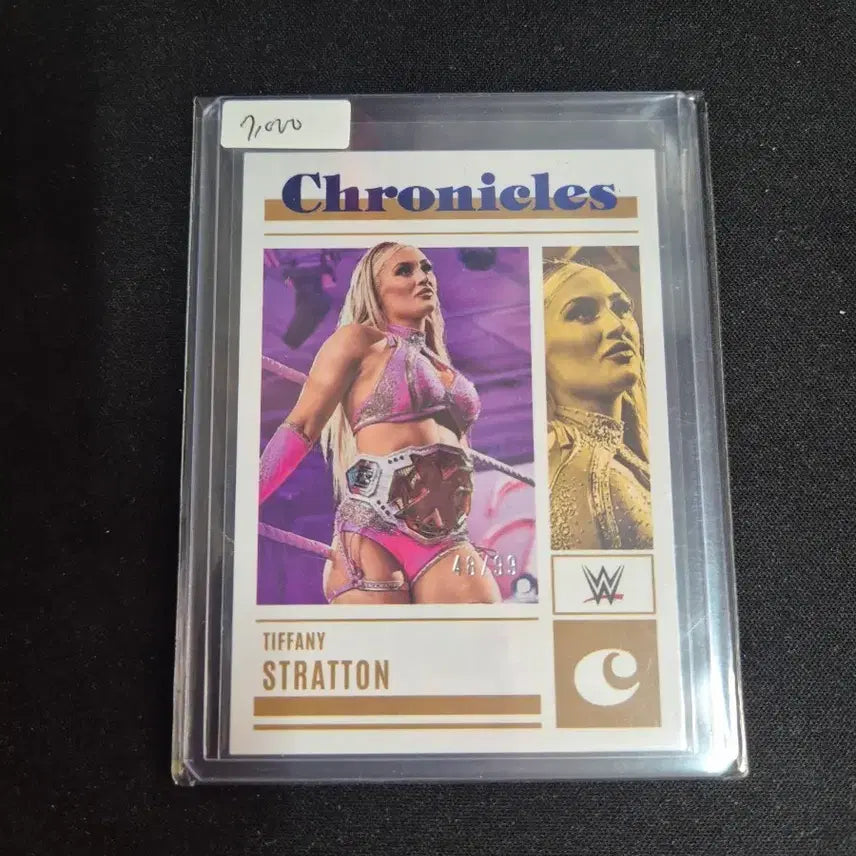 [BUNJANG] WWE Tiffany Stratton Blue 99 Limited Edition Trading Card / [WWE] 티파니 스트레튼 블루 99한정