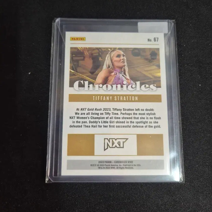 [BUNJANG] WWE Tiffany Stratton Blue 99 Limited Edition Trading Card / [WWE] 티파니 스트레튼 블루 99한정