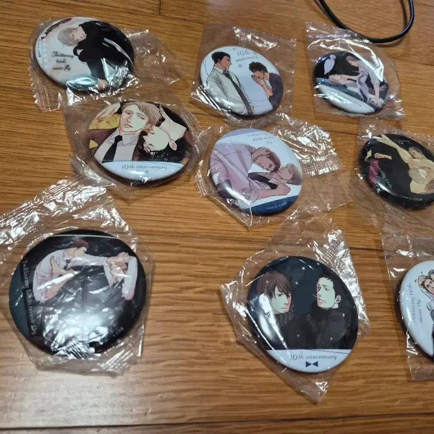 [BUNJANG] Melody Forest - Complete Set of 9 Badges / [판매완료]지새날 캔뱃지 9종 세트