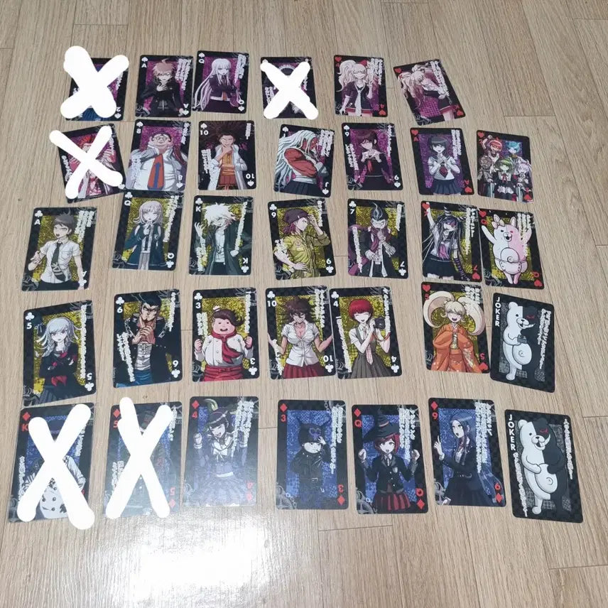 [BUNJANG] Danganronpa Big Trump Card Bundle Set (29 Cards) / 일괄 택포19)29장 단간론파 빅트럼프 코마에다나나미히나타키리기리간다무