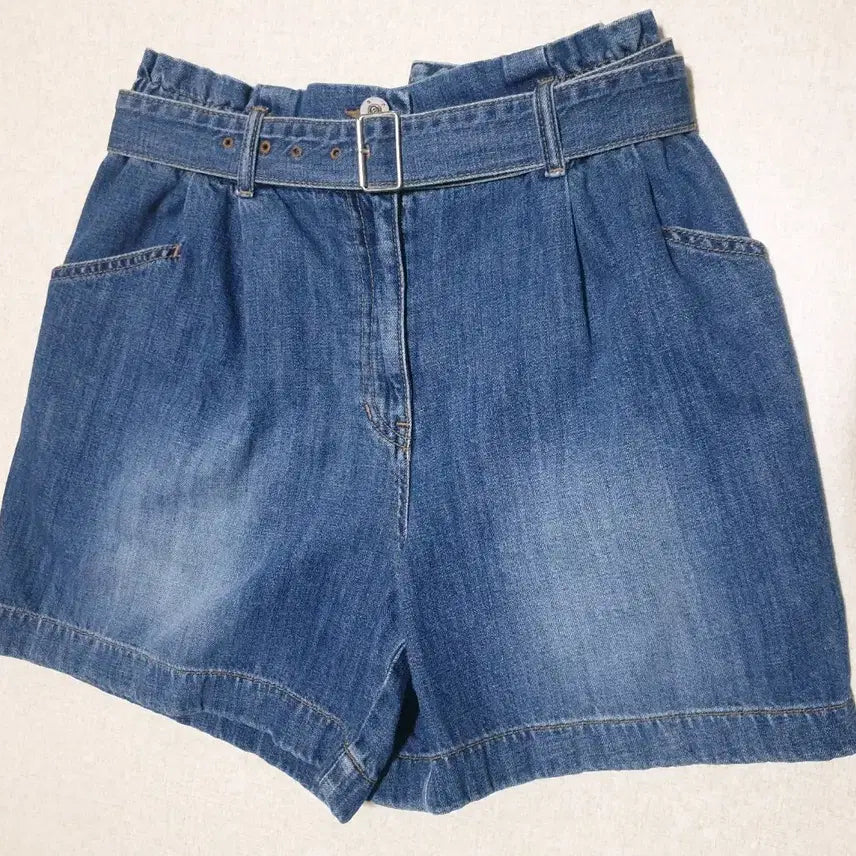[BUNJANG] Lucky Chouette Denim Shorts / 럭키슈에뜨 데님 숏팬츠 38