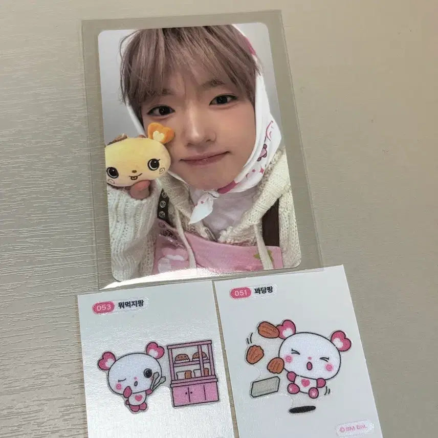 [BUNJANG] Sakuya Bakery Lucky Draw Photocard Bundle / 베이커리 사쿠야 7만원 특전 포카 + 팡이 띠부씰