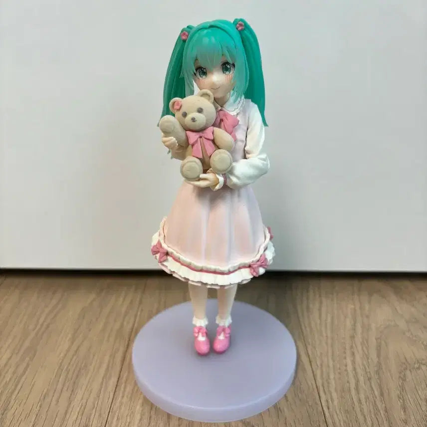 [BUNJANG] Hatsune Miku Teddy Bear Figure (Opened) / 어린이 테디베어 미쿠 피규어