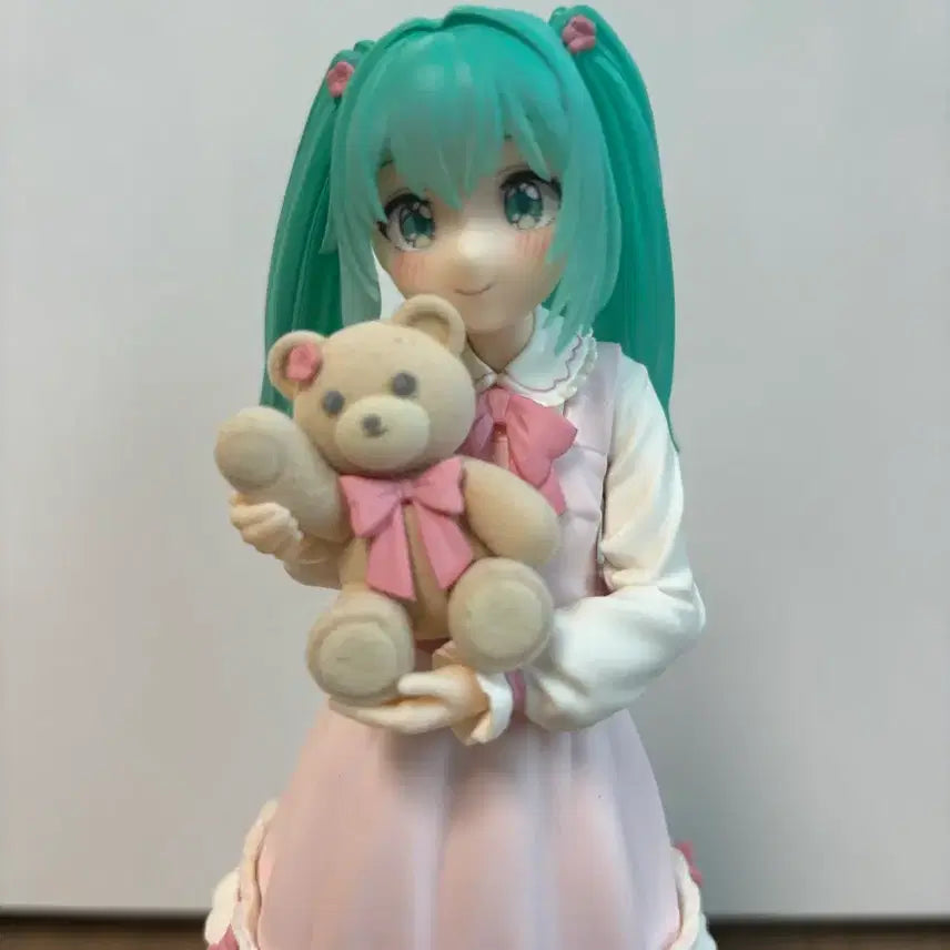 [BUNJANG] Hatsune Miku Teddy Bear Figure (Opened) / 어린이 테디베어 미쿠 피규어