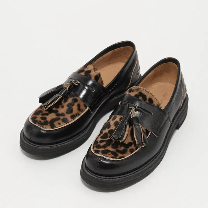 [BUNJANG] Our Legacy Leopard Hair-On Hide Tassel Loafers / [42] 아워레가시 테슬 로퍼 레오파드