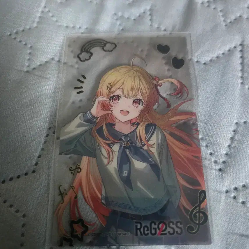 [BUNJANG] REGLOSS Autonoze Kanade 2nd Anniversary POB Clear Cheki / 리글로스 오토노세 카나데 2주년 특전 클리어 체키