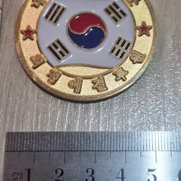 [BUNJANG] Korean Military Coin with Taegeukgi and Unit Emblem / 군대코인, 부대코인
