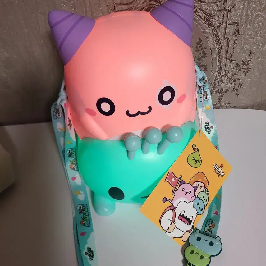 [BUNJANG] MapleStory Limited Edition Pink Bean LED Popcorn Bucket Plush Toy / 새제품
