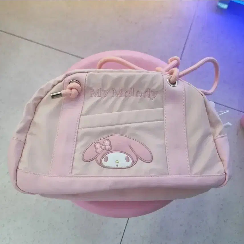 [BUNJANG] My Melody 4-Piece Goods Set (Bag, Umbrella, Tumbler, Slippers) / 마이멜로디 굿즈 4종 세트 (가방/우산/텀블러/미니레디백)