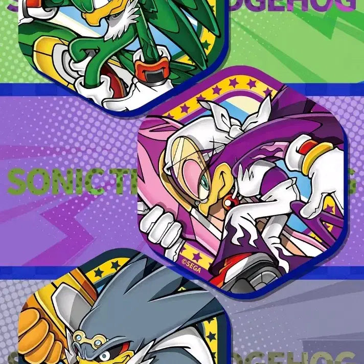 [BUNJANG] Sega Sonic The Hedgehog Team Babylon Jet Wave Can Badge / 소닉 바빌론 도적단 제트 웨이브 스톰 캔뱃지 공식 굿즈 세가