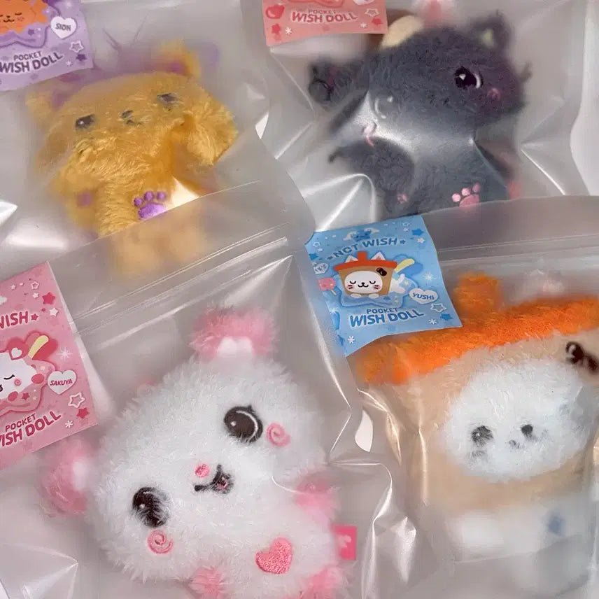 [BUNJANG] NCT WISH Pocket Wish Doll Keyring Bakery Pangyi, Siyoung, Kuri, Bubble Cat / 엔시티위시 포켓 위시돌 키링 베이커리 팡이 쿠리 버블냥 md 사쿠야