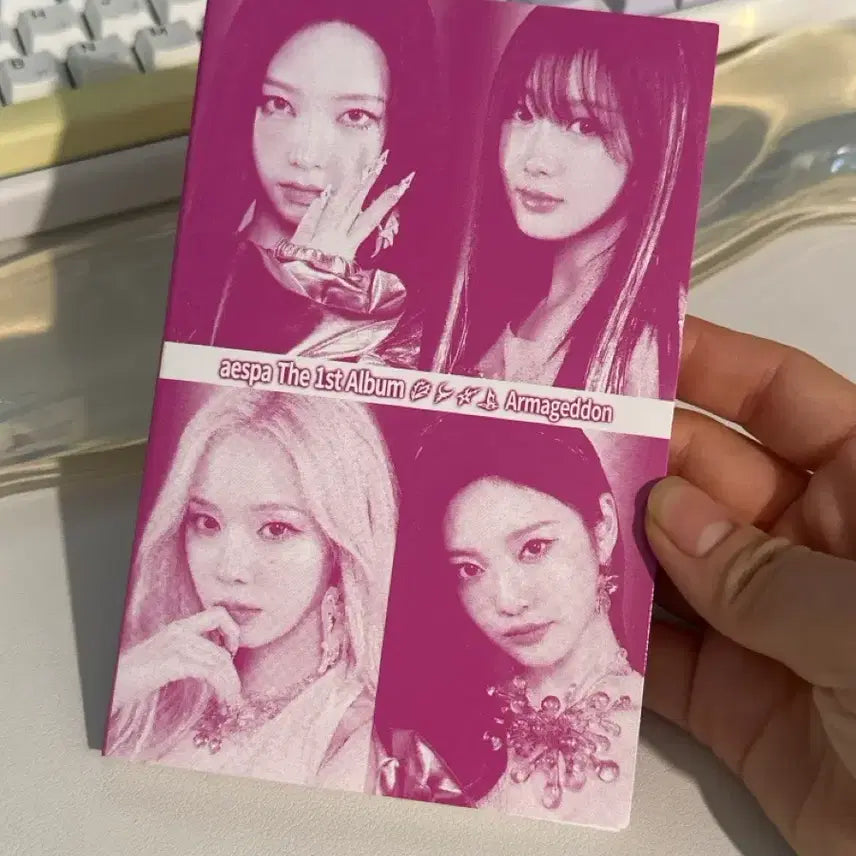 [BUNJANG] Aespa Armageddon Four-Cut Photo Sticker Book / 에스파 아마겟돈 네컷 포토 스티커북