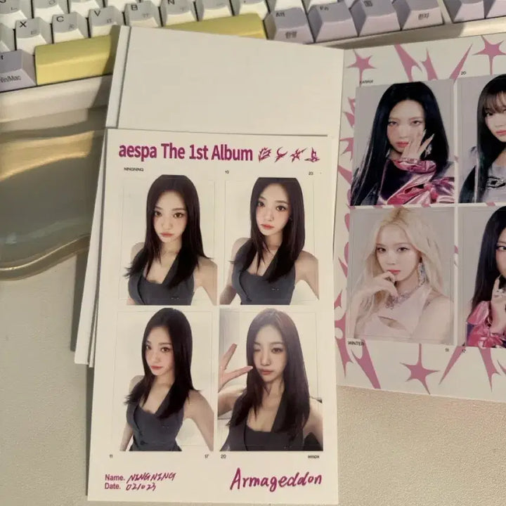[BUNJANG] Aespa Armageddon Four-Cut Photo Sticker Book / 에스파 아마겟돈 네컷 포토 스티커북