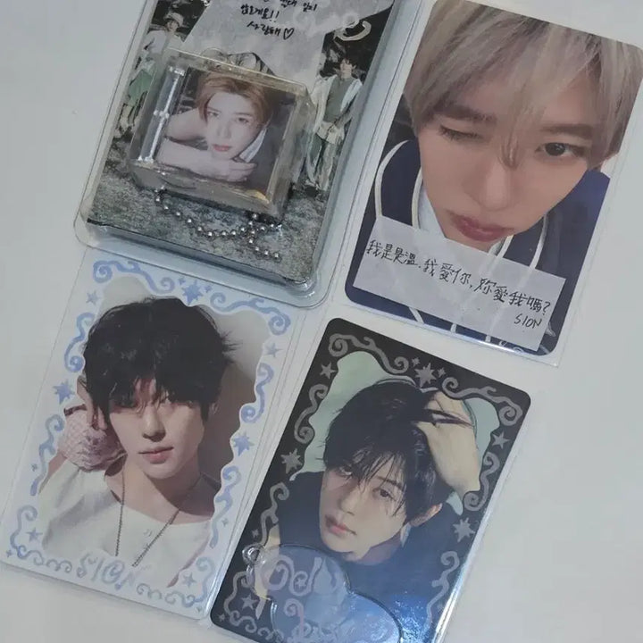 [BUNJANG] NCT WISH Osii Sichen Lucky Draw Purple Charm Set / 엔시티위시 오드투러브 시온 스미니 보라참 세트