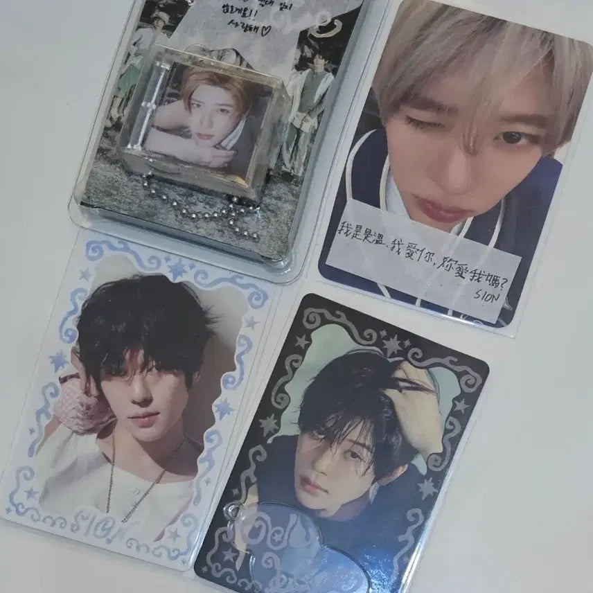 [BUNJANG] NCT WISH Osii Sichen Lucky Draw Purple Charm Set / 엔시티위시 오드투러브 시온 스미니 보라참 세트