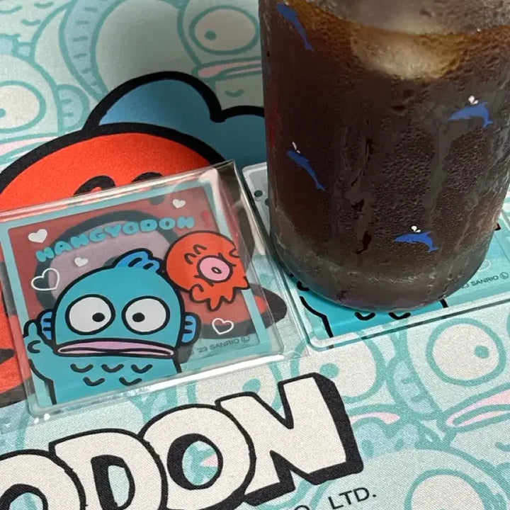 [BUNJANG] Sanrio Hangyodon Coaster / 한교동 티코스터(컵받침)