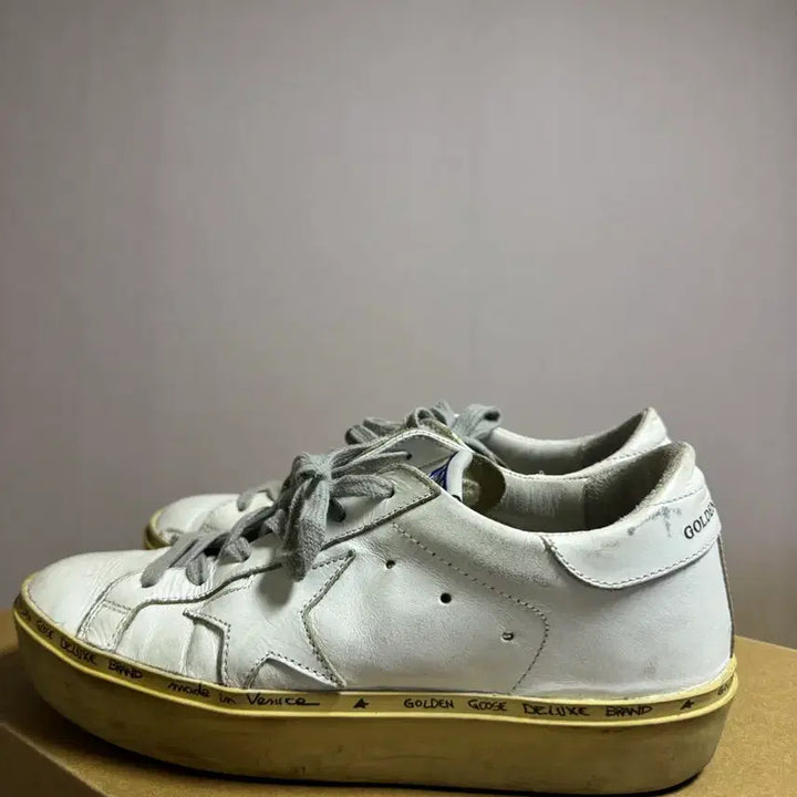 [BUNJANG] Golden Goose Haistah White Sneakers / 골든구스 하이스타 화이트 스니커즈