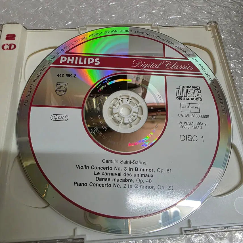 [BUNJANG] Camille Saint-Saëns The Best of Saint-Saëns 2CD / 113 The Best Of Saint-Saens 2CD