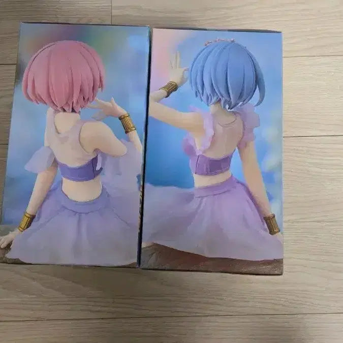 [BUNJANG] Re:Zero Rem/Ram Twinkle Party Figure Bundle Set (Sealed) / 미개봉 일괄 리제로 Re 제로부터 렘/람 Twinkle Party 피규어