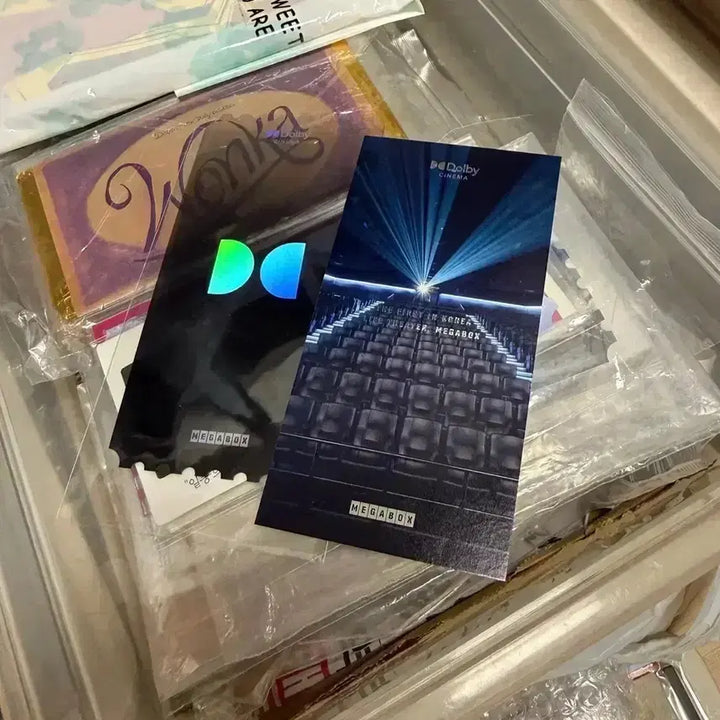 [BUNJANG] Dolby Original Ticket (PET + Ticket) - Aladdin Edition / 돌비 오리지널티켓 오티 메가박스 Dolby굿즈 알라딘 오티 돌비월렛 티켓
